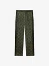 Givenchy Pantalon De Jogging En Velours Monogramme 72 In Green