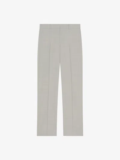 Givenchy Pantalon De Tailleur En Laine In Cloud Grey