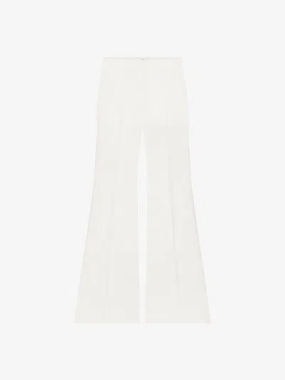 GIVENCHY FLARE TAILORED PANTS IN LINEN