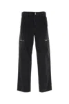 Givenchy Black Cargo Denim Jeans With 4g Print