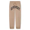 Givenchy Logo-print Fleece Track Pants In Beige