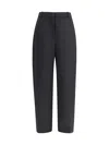 Givenchy Wool Cocoon Trousers In Black
