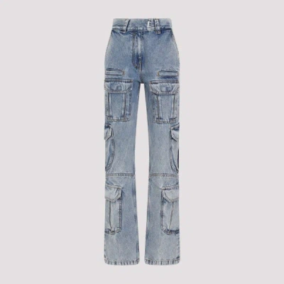 Givenchy Blue Bellows Pocket Jeans In 452-light Blue
