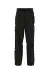 Givenchy Cargo Style Stretch Poplin Pant In Black