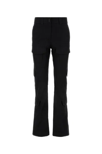 Givenchy Multi-pocket Cotton Cargo Pants In Black