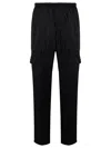 Givenchy Black Cargo Trousers In Black