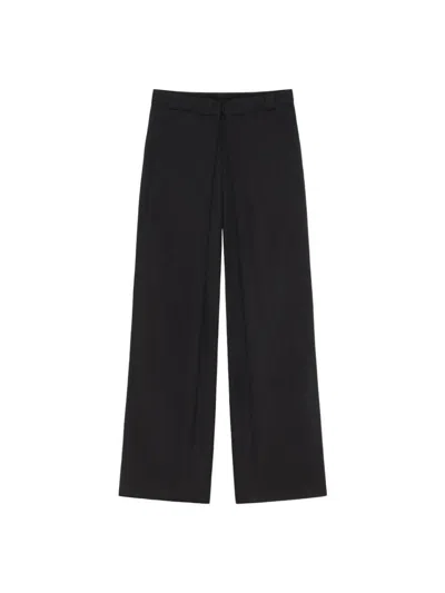 Givenchy Cotton Mix Trousers In Black