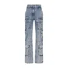 Givenchy High-rise Straight-leg Cargo Jeans In Blue