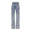 Givenchy High-rise Straight-leg Cargo Jeans In Blue