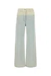Givenchy 4g Logo Oversized Jeans In Blue