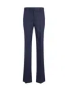 Givenchy Wide-leg Trousers With Striped Pattern In Blue