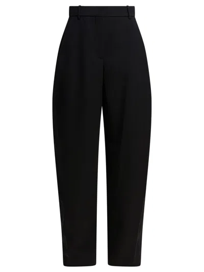 Givenchy Wool Cocoon Trousers In Black