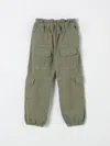 Givenchy Green Cargo Trousers With 4g Jacquard Pattern In Beige