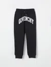 Givenchy Kids' Pantaloni Sportivi Con Logo In Schwarz