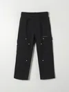 Givenchy Boys Soft Fleece Carpenter Pants In Schwarz