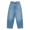 Givenchy Cocoon Logo-patch Jeans In Blue