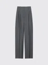 Givenchy Double Pleat Pants In Wool In Gray