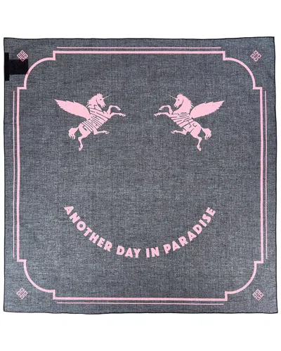Givenchy Paradise Cotton Scarf In Gray