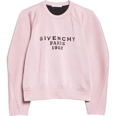 Givenchy Paris 1952 Crewneck Sweater In Pink