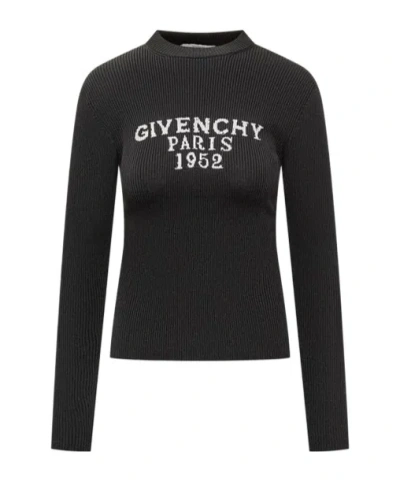 Givenchy Paris 1952 Knitted Jumper In Black