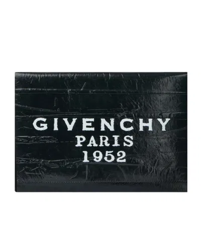 GIVENCHY GIVENCHY LOGO PRINTED CLUTCH BAG