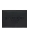 Givenchy Paris 1952 Embroidered Satin Clutch In Black