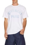 Givenchy Short Sleeve Crethestanesedew Neck T-shirt In White