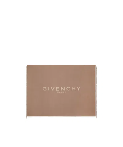 Givenchy Paris Blanket In Wool In Rice Camel Color