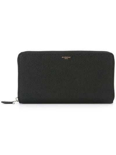Givenchy Paris Continental Wallet In Black