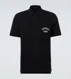 Givenchy Dark Blue Polo Shirt With Logo Embroidery Men In Black