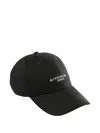 Givenchy Black Logo Baseball Hat In Black