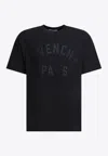 Givenchy Men Cotton T-shirt In Black