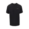 Givenchy Black Crewneck T-shirt With Logo Patch On The Front In Cotton Man In Black