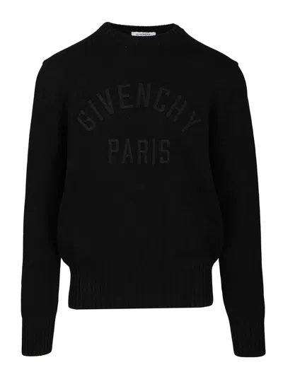 GIVENCHY GIVENCHY PARIS KNITWEAR BLACK