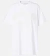 Givenchy Paris Logo Cotton Jersey T-shirt In White