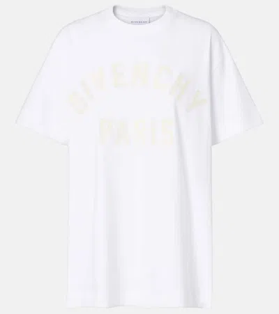 Givenchy Paris Logo Cotton Jersey T-shirt