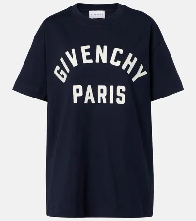 Givenchy Paris Logo Cotton Jersey T-shirt