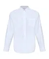 Givenchy Embroidered Chest-pocket Shirt - Men's - Cotton In Blue