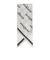 Givenchy Paris Logo Monogram Printed Scarf In White