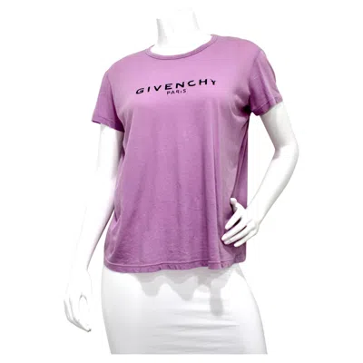 Pre-owned Givenchy Paris Purple Cotton T-shirt