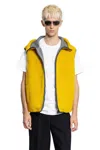 Givenchy Paris Reversible Fleece Vest In Yellow