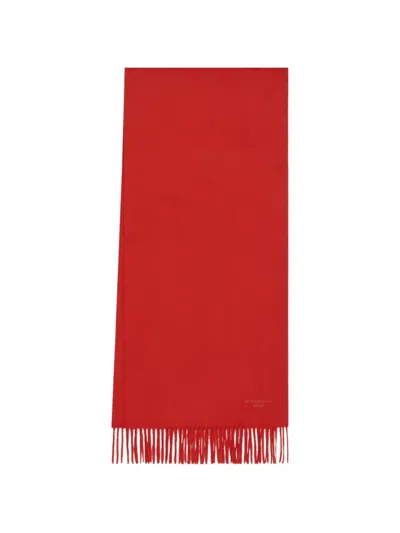 Givenchy Paris Scarf In Cashmere In Red