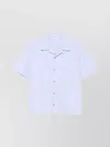 Givenchy Paris Shirt Hawaiian Collar In Blue