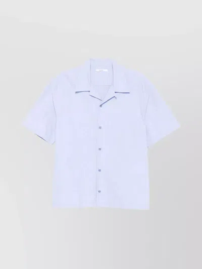 Givenchy Paris Shirt Hawaiian Collar In Blue