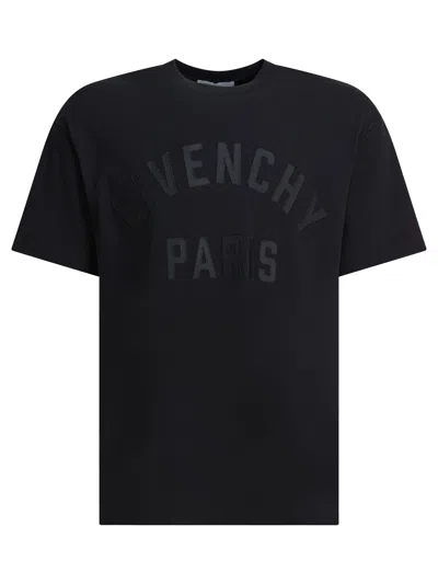 GIVENCHY GIVENCHY PARIS T-SHIRTS BLACK