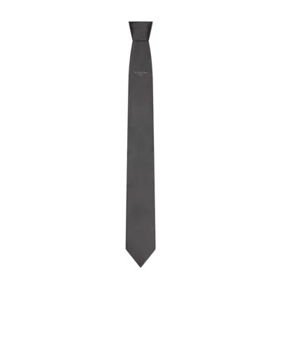 Givenchy Paris Tie In Silk Jacquard In Black