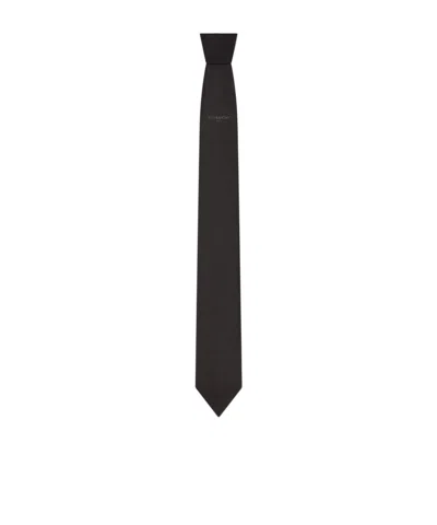 Givenchy Paris Tie In Silk Jacquard In Black