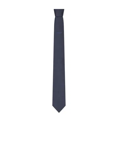 Givenchy Paris Tie In Silk Jacquard In Blue