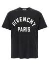 Givenchy Paris T-shirt In Black