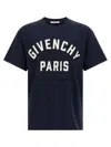 Givenchy Paris T-shirt In Navy